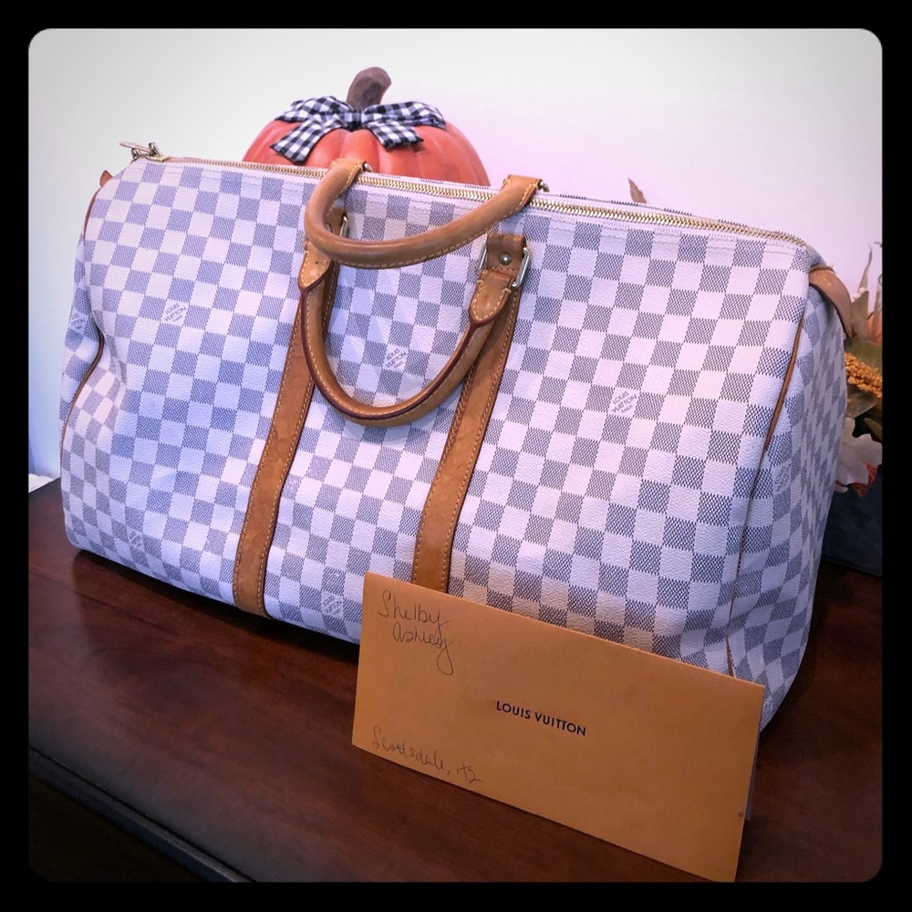 🔥Authentic Louis Vuitton Keepall 50 in Azur🔥